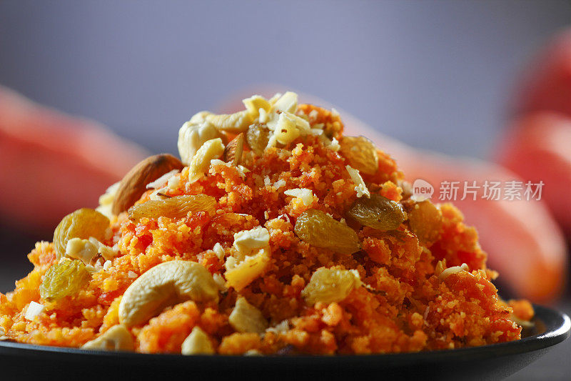 自制胡萝卜布丁/Gajar Halwa/印度甜点